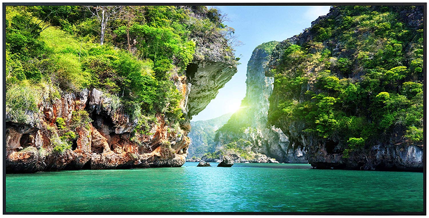 Ecowelle Infrarotheizung mit Motiv Bucht in Thailand 07